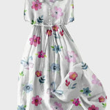 Vestido con Flores Primaverales