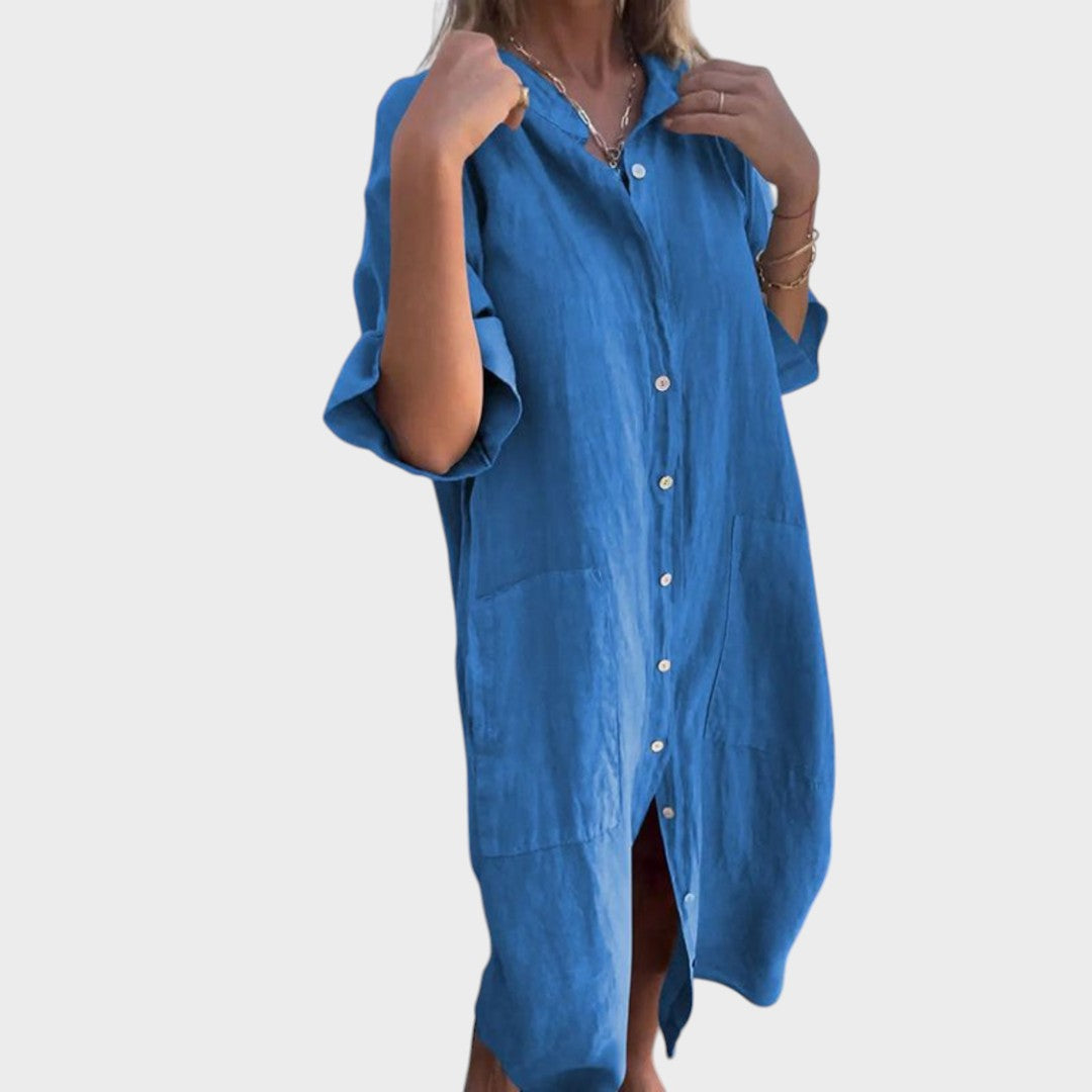 Blanka - Camisa Vestido Casual
