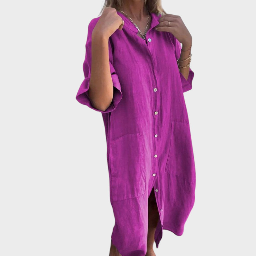 Blanka - Camisa Vestido Casual