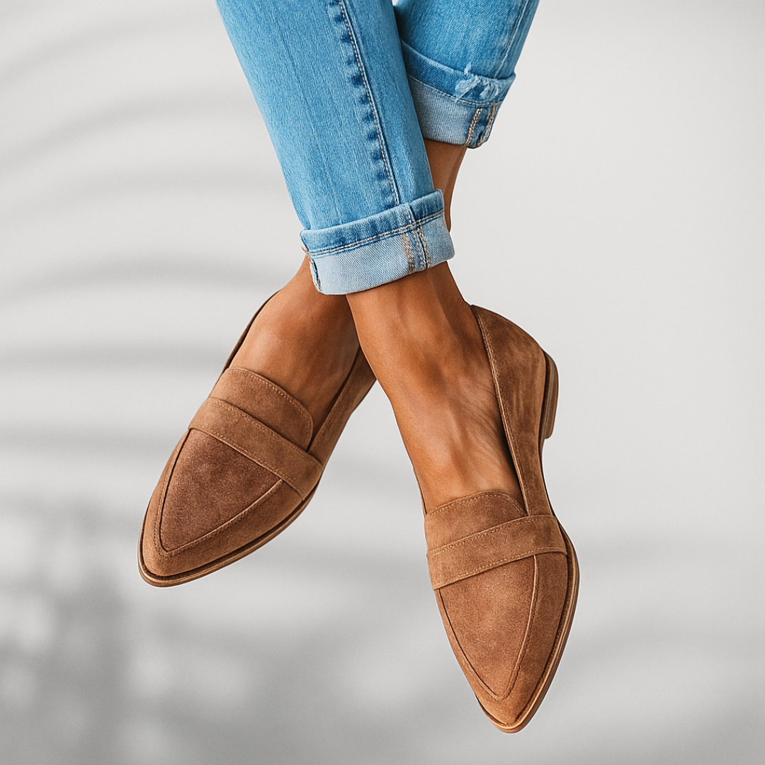 Selena | Mocasines Elegantes con Punta Afunada