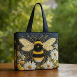 Bolsas Hechas a Mano - Abeja con Margaritas y Estrellas