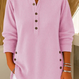 Nieves | Túnica Henley con botones