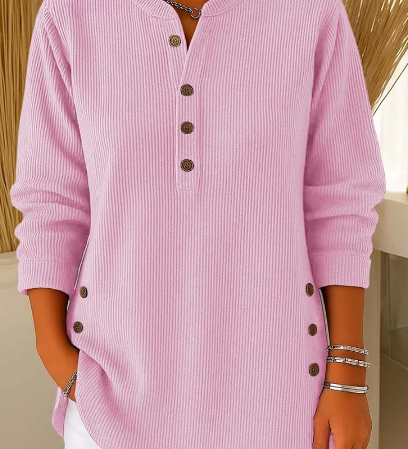 Nieves | Túnica Henley con botones