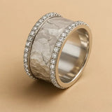 ANILLO VINTAGE EN ZIRCONIO PLATEADO