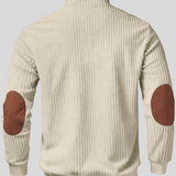 Kortez – Suéter Tricot Casual con Media Cremallera