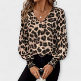 Jadranka - Blusa Leopardata Estilizada