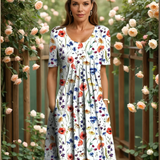 Marianne – Vestido floral elegante