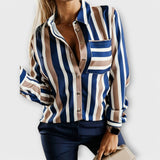 Hela - Blusa casual a rayas