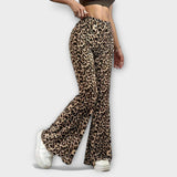 Nevenka - Pantalones con estampado de leopardo