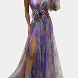 Teodora Vestido Maxi Asimétrico