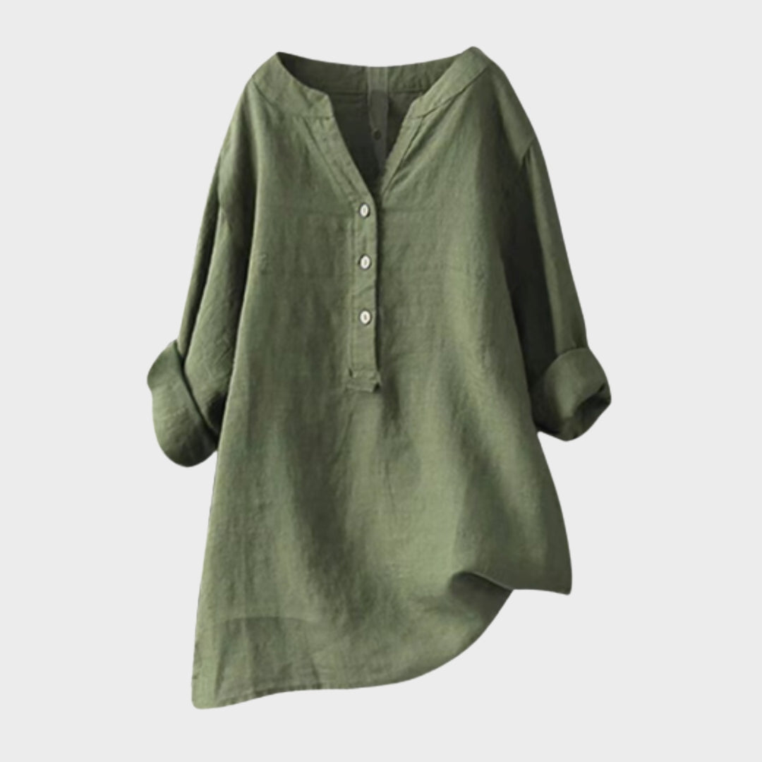 Ana – Camisa ligera y cómoda con botones