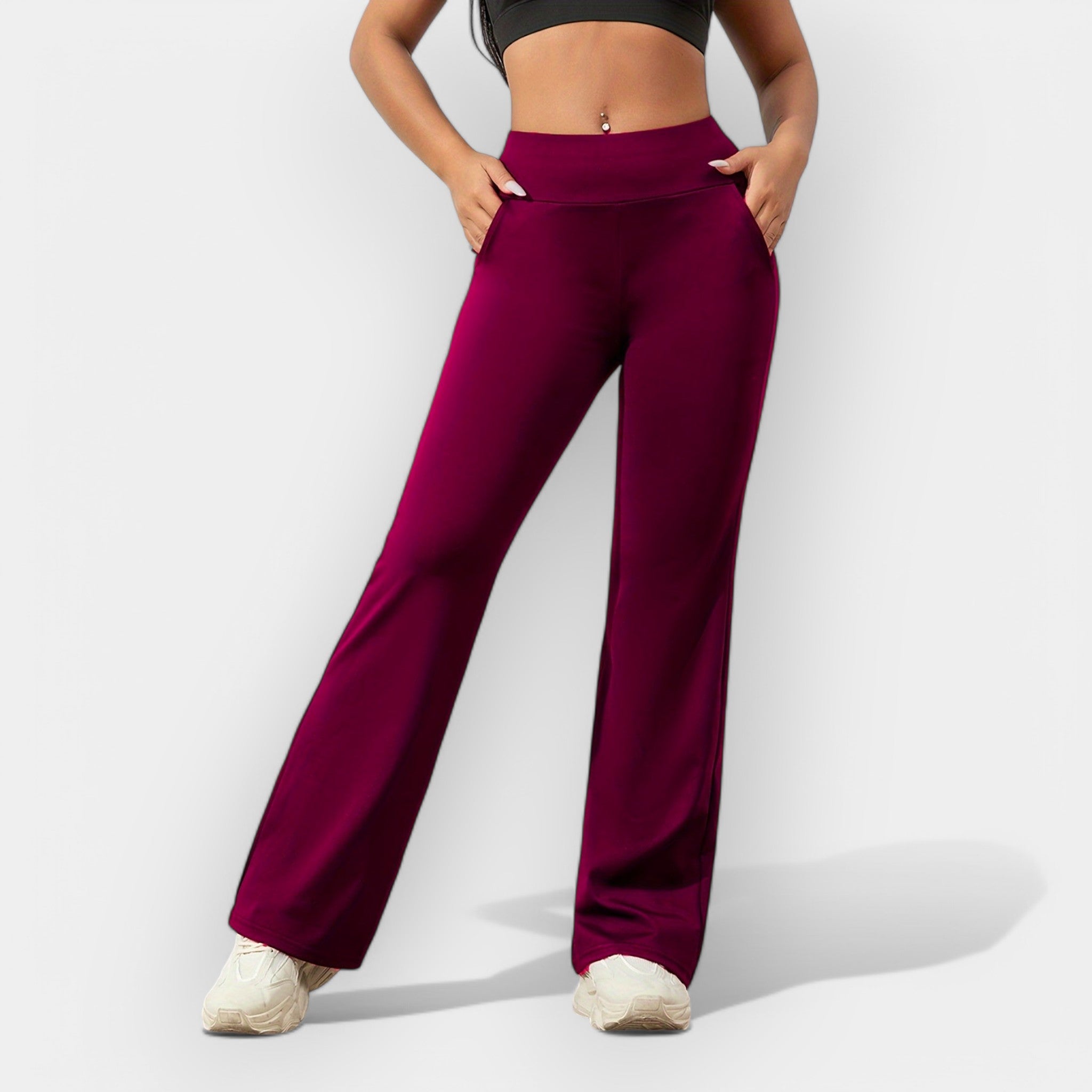 Fadila - Pantalones elásticos cómodos