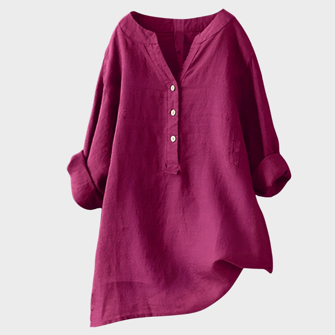 Ana – Camisa ligera y cómoda con botones