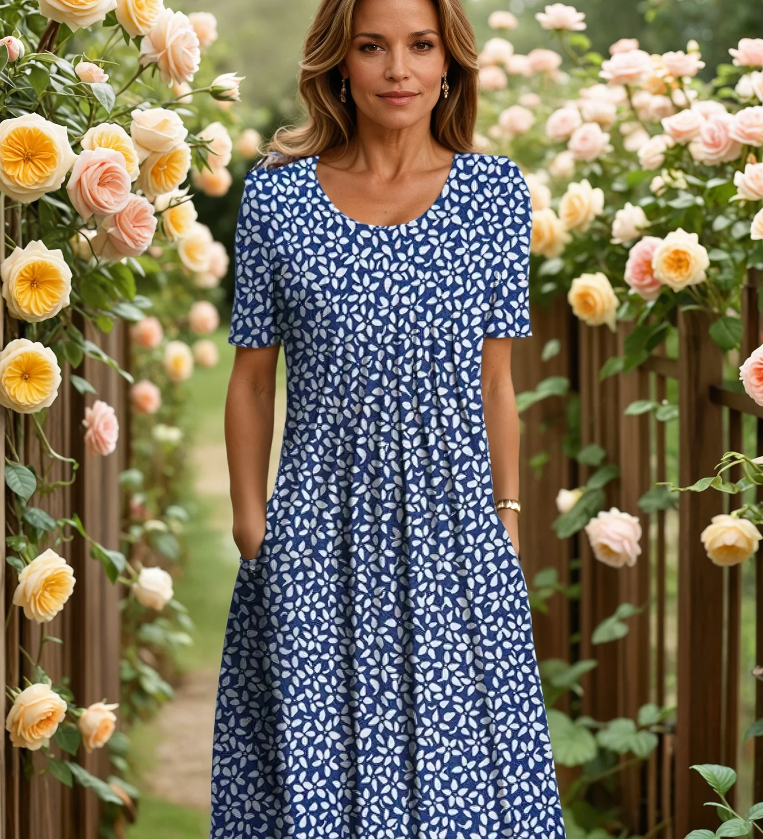 Marianne – Vestido floral elegante