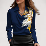 Charlotte – Elegante Blusa de Seda con Escote en V