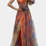 Teodora Vestido Maxi Asimétrico