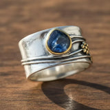 Bree - Anillo Boemski para Meditación con Piedras Preciosas