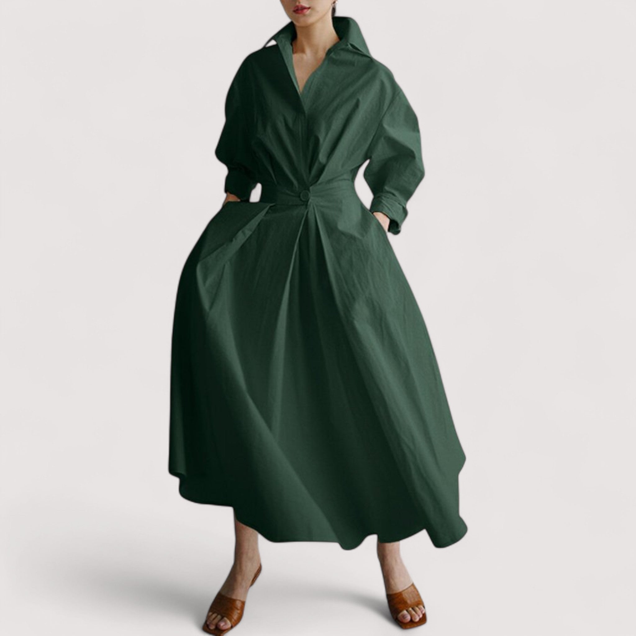 Marica - Vestido largo elegante, estilo y comodidad