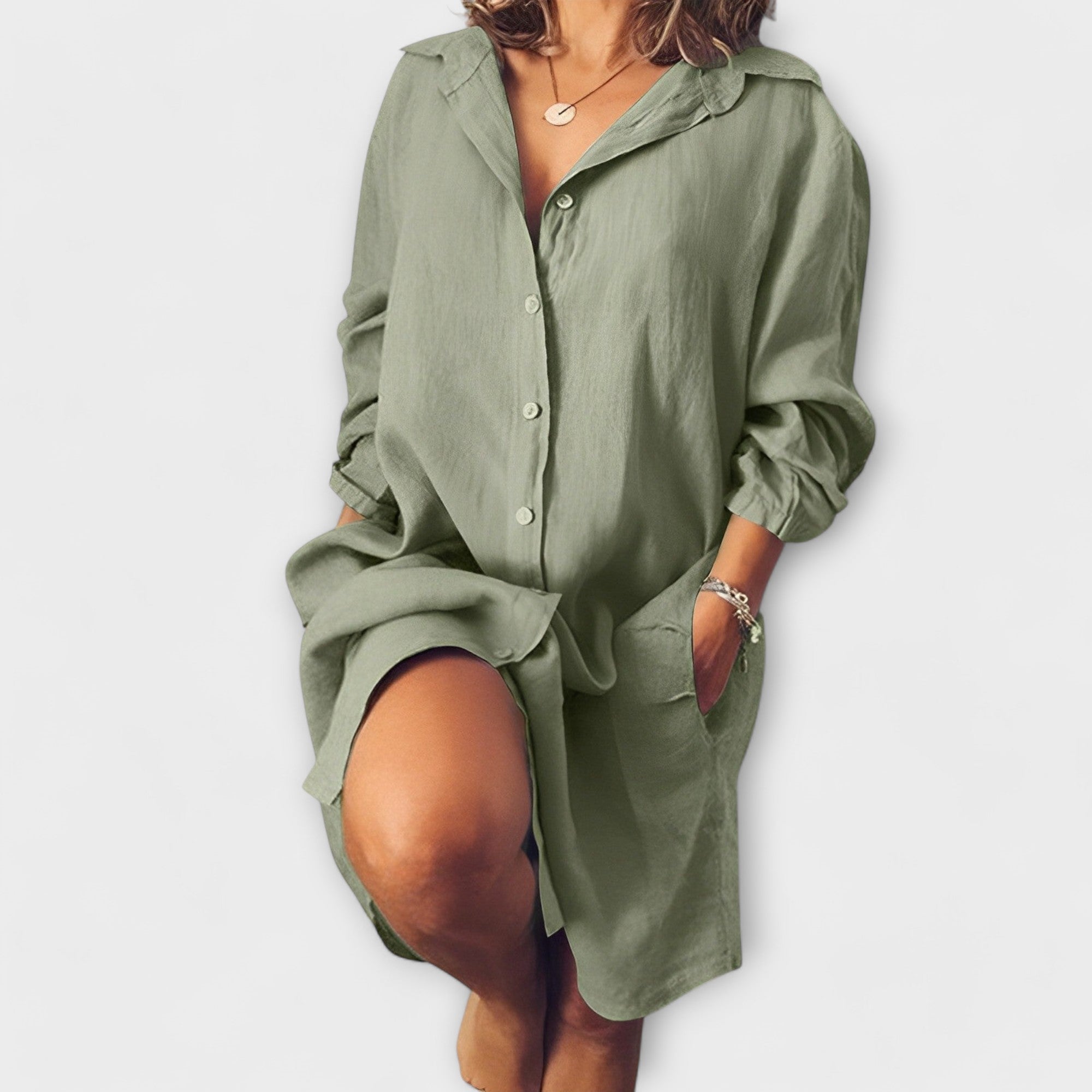 Gracija - Blusa casual de tela