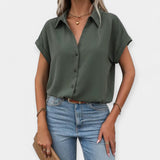 Blanka – Camisa larga de estilo recto y clásico