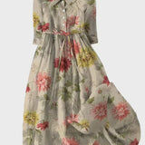 Vestido Retro con Bouquet