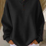 Milagros | Suéter Henley Texturizado