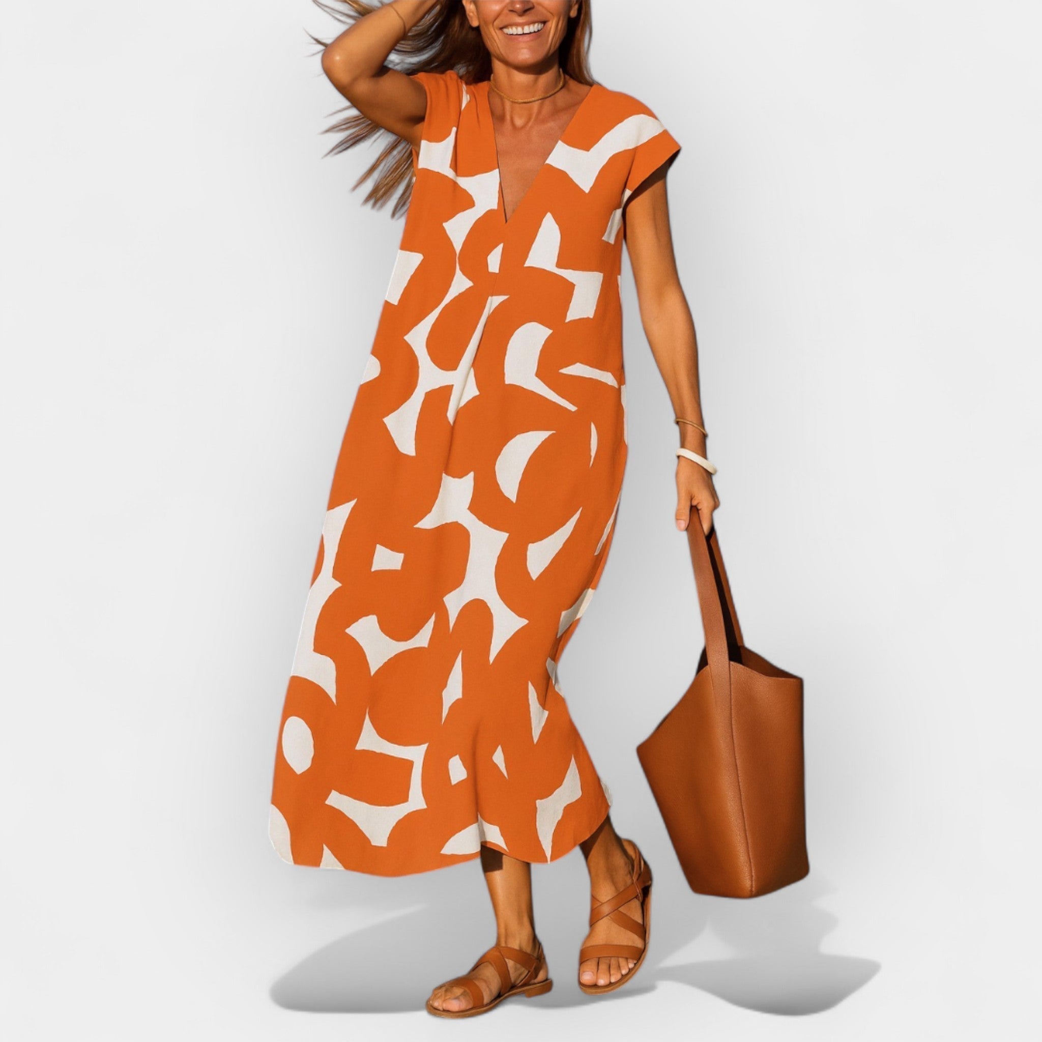 Hela – Vestido elegante y ligero con escote en V