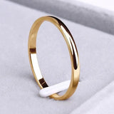 Anillo simple de oro y plata