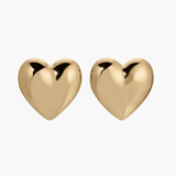 Eva - Pendientes anchos en forma de corazón