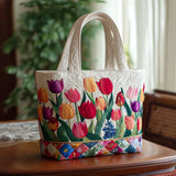 Bolsas Hechas a Mano - Jardín de Tulipanes