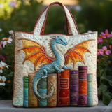 Bolsas Hechas a Mano - Dragón Esmeralda Guardián de los Libros