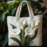 Bolsas Hechas a Mano - Lirios Blancos