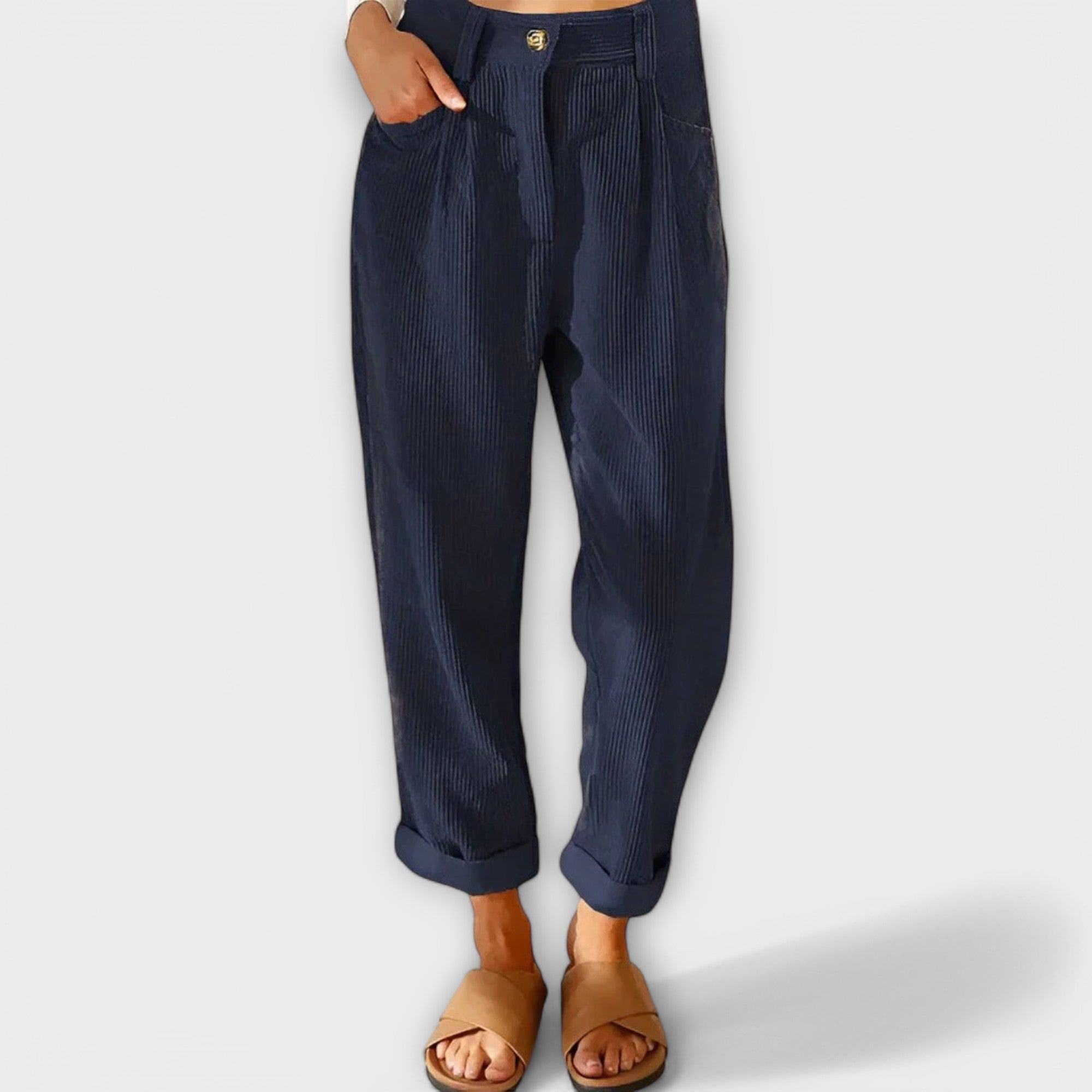 Jana - Pantalones de terciopelo