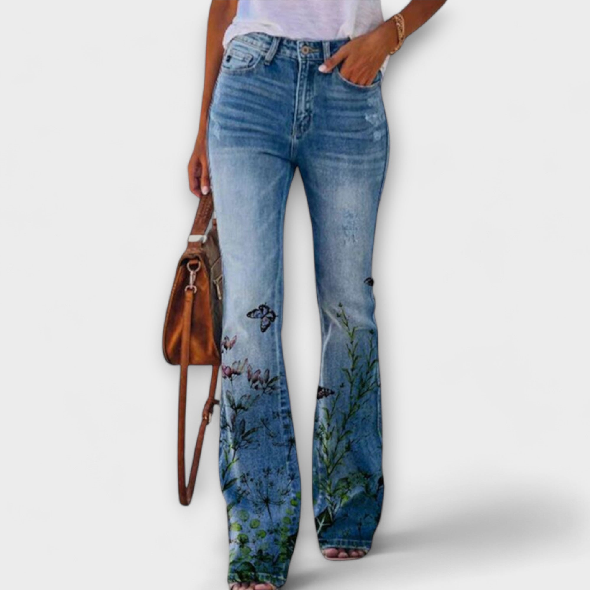 Neda - Pantalones florales