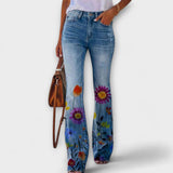 Neda - Pantalones florales