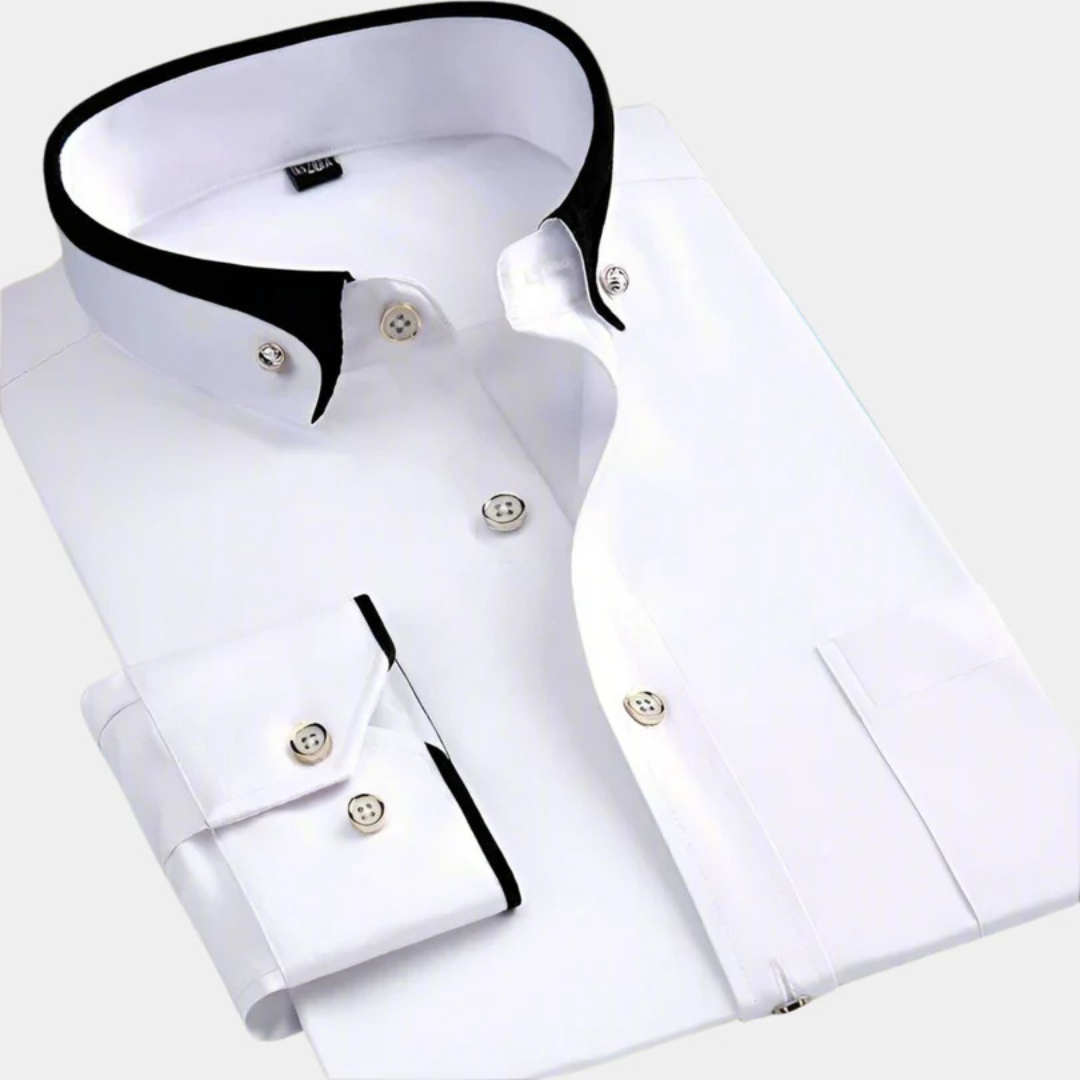 Iver - Camisa Clásica de Manga Larga