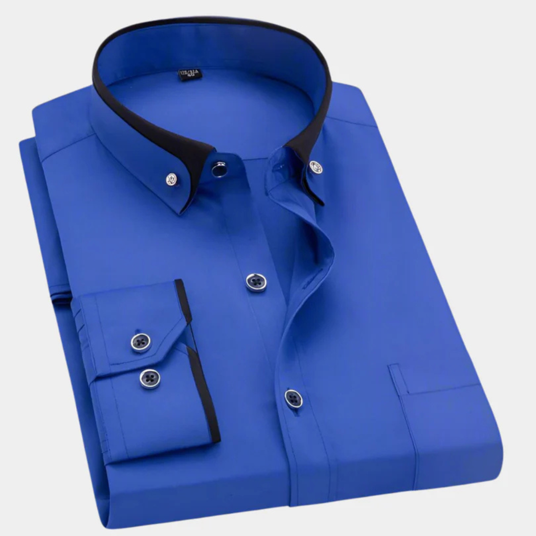 Iver - Camisa Clásica de Manga Larga