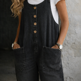 Bethany | Jardineras de Algodón Denim Lavadas Vintage