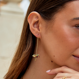 Pendientes en forma de colibrí
