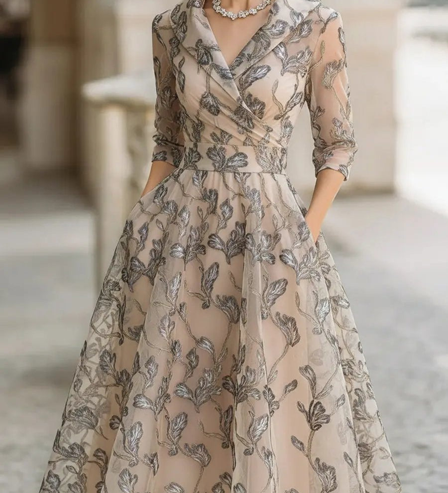 Elena - Vestido elegante de encaje
