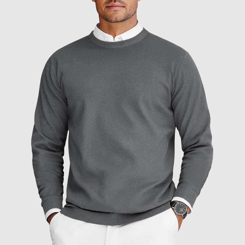 Marin - Suéter de Hombre con Cuello Redondo