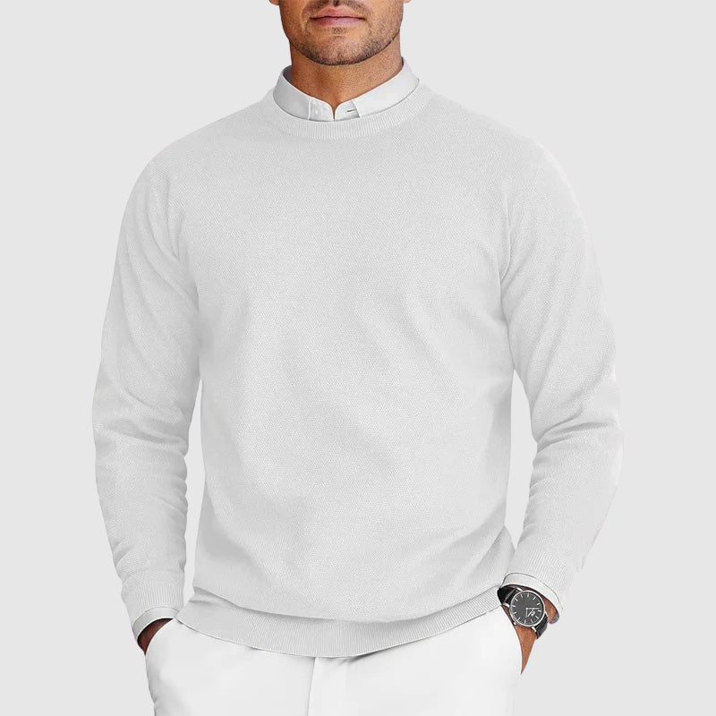 Marin - Suéter de Hombre con Cuello Redondo