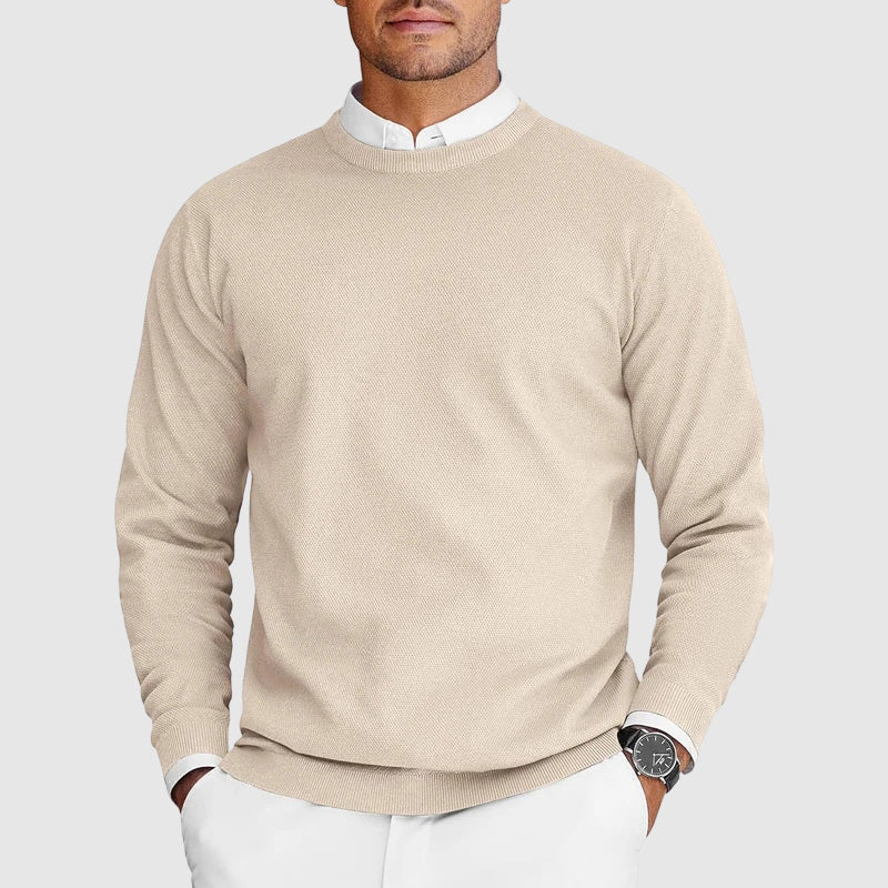 Marin - Suéter de Hombre con Cuello Redondo