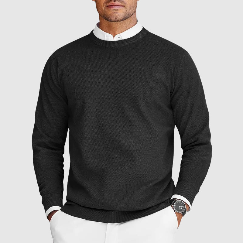 Marin - Suéter de Hombre con Cuello Redondo