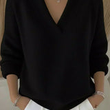 Violeta | Suéter oversize con escote en V
