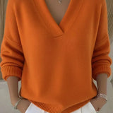 Violeta | Suéter oversize con escote en V