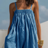 Madison | Mono de Denim con Piernas Anchas
