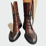 Botas ortopédicas de piel