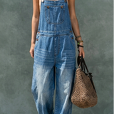 Harper | Mono de Denim con Cintura Elástica
