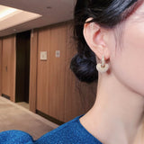 Pendientes Yuli Corazón Perla